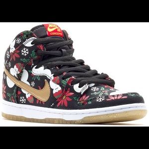 Nike Dunk SB High Concepts “Ugly Sweater” BLACK